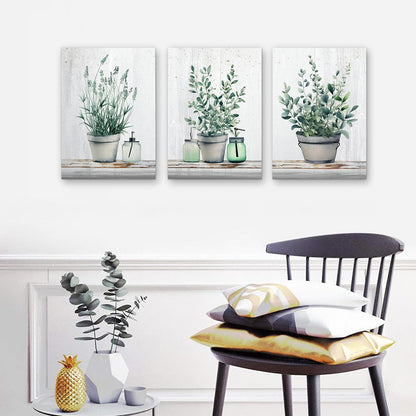 MHARTK66 Wall Art for Living Room Modern Wall Decor for Bedroom Office Decor Abstract Mountain Forest Landscapes Ink Painting 3 Piece Framed Canvas Art Prints Ready to Hang Wall Pictures Home Decor