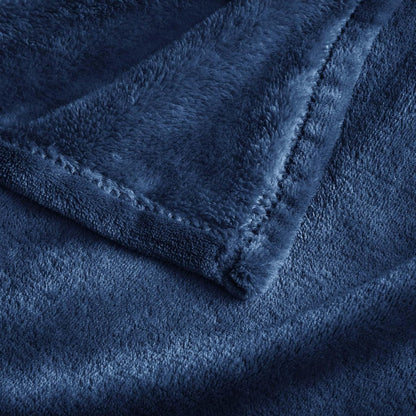BEDELITE Fleece Blanket Black Throw Blankets for Couch & Bed, Luxury Plush Cozy Fuzzy Blanket 50x60 inches, Super Soft Warm Lightweight Throw Blanket for Travel Camping - Colors A