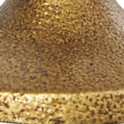 Deco 79 Metal Abstract Decorative Candle Holder Mushroom Inspired Candle Stand, Set of 2 Candlestick Holder 11", 14"H, Gold