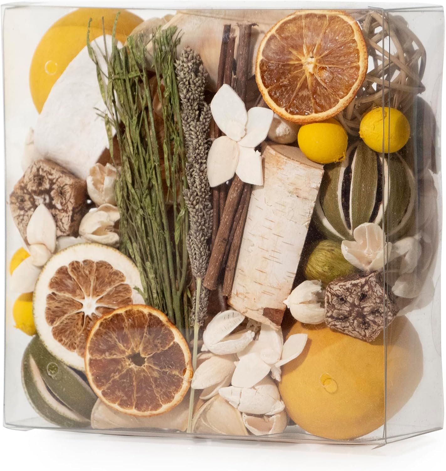 ANDALUCA Maison Box Fragrance Potpourri Decorative Vase & Bowl Filler Home Décor (Coconut Sandalwood)
