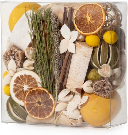 ANDALUCA Maison Box Fragrance Potpourri Decorative Vase & Bowl Filler Home Décor (Coconut Sandalwood)