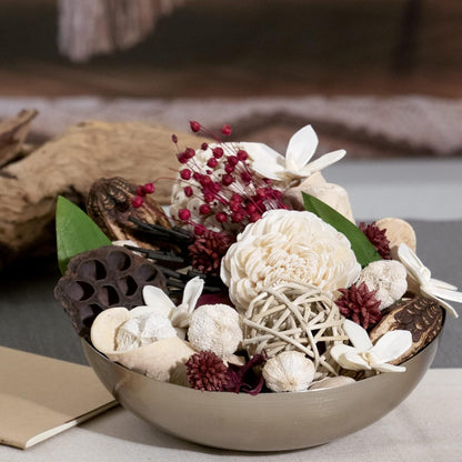 ANDALUCA Maison Box Fragrance Potpourri Decorative Vase & Bowl Filler Home Décor (Coconut Sandalwood)