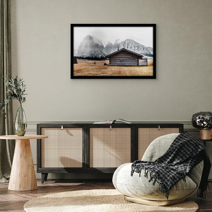 Americanflat 16x20 Picture Frame with Polished Plexiglass - Black Picture Frame - Wide Photo Frames Made of Engineered Wood for Vertical or Horizontal Wall Display - Epic Collection - Black - Colors A