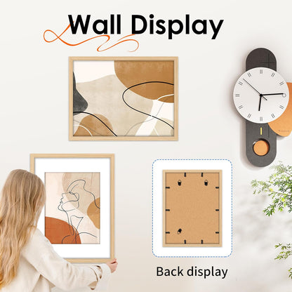 FIXSMITH 10 Pack Picture Frames Collage Wall Decor for Mounting or Tabletop Display, Gallery Wall Frame Set with Two 8x10 Black Frames, Four 5x7 Frames and Four 4x6 Frames, Multi-Pack Photo Frame Set