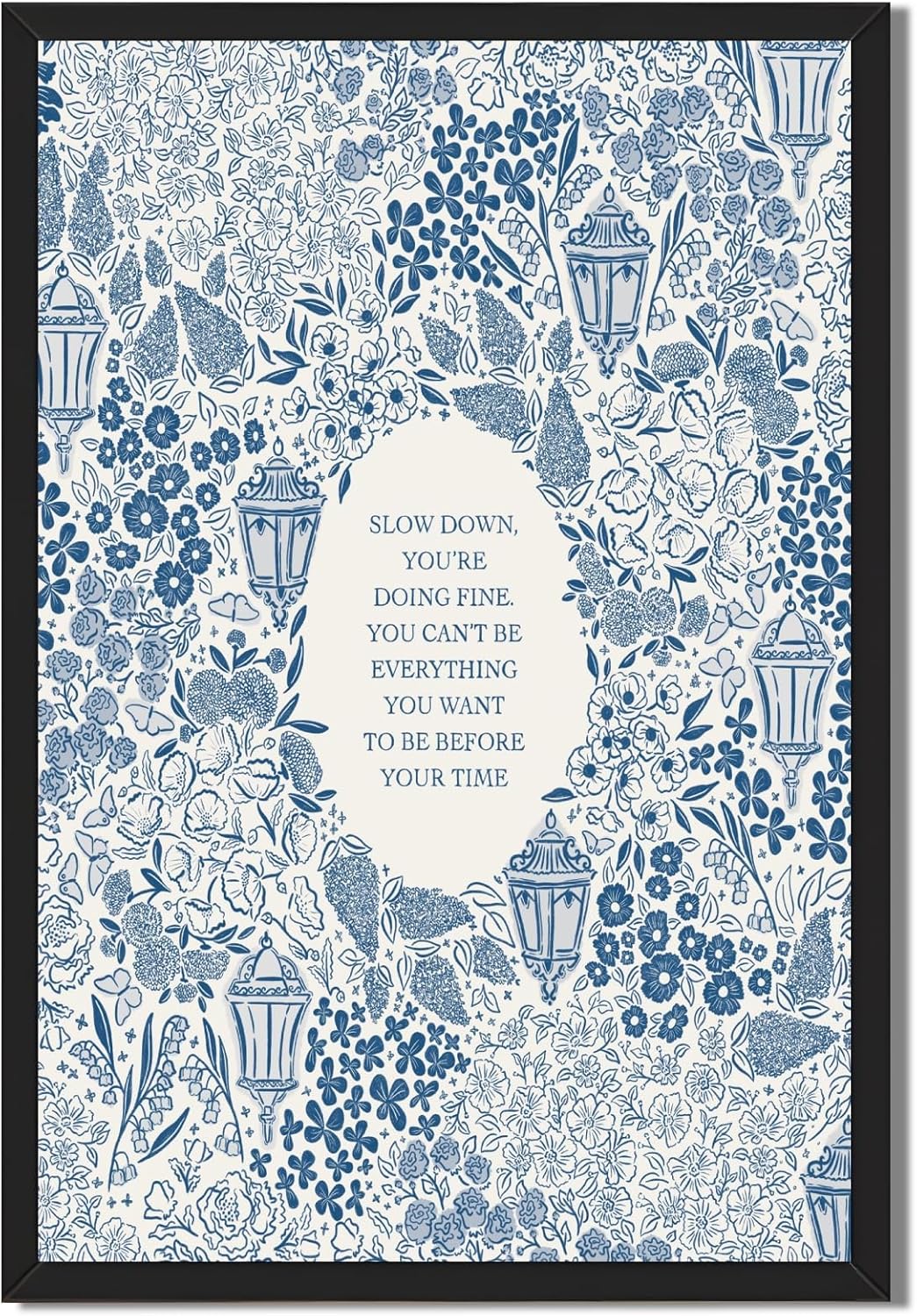 Framed Black And White Retro Newspaper Wall Art ItS Already Yours Universe Quote Poster Trendy Positive Inspirational Wall Decor for Bedroom Office Apartment Dorm Affirmation Canvas Print 8x12inch
