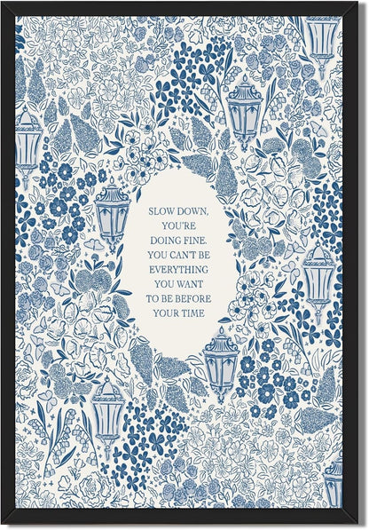 Framed Black And White Retro Newspaper Wall Art ItS Already Yours Universe Quote Poster Trendy Positive Inspirational Wall Decor for Bedroom Office Apartment Dorm Affirmation Canvas Print 8x12inch