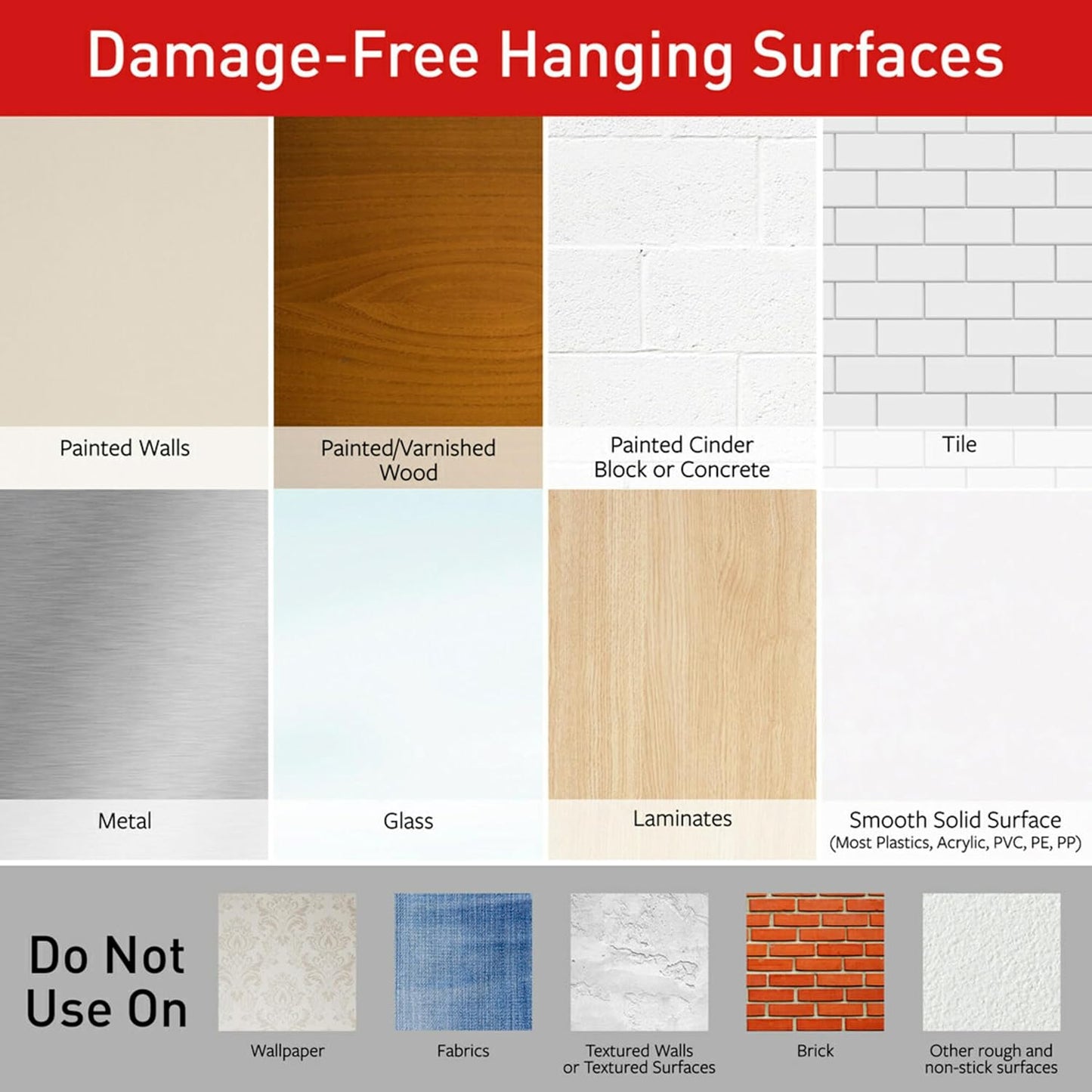 Command Display Ledges, Holds up to 2 lb, Quartz, 2 Ledges with 8 Medium Strips, Damage-Free Hanging Floating Shelf with Adhesive Strips, Personalize Living Room, Bedroom, Kids Room or Office
