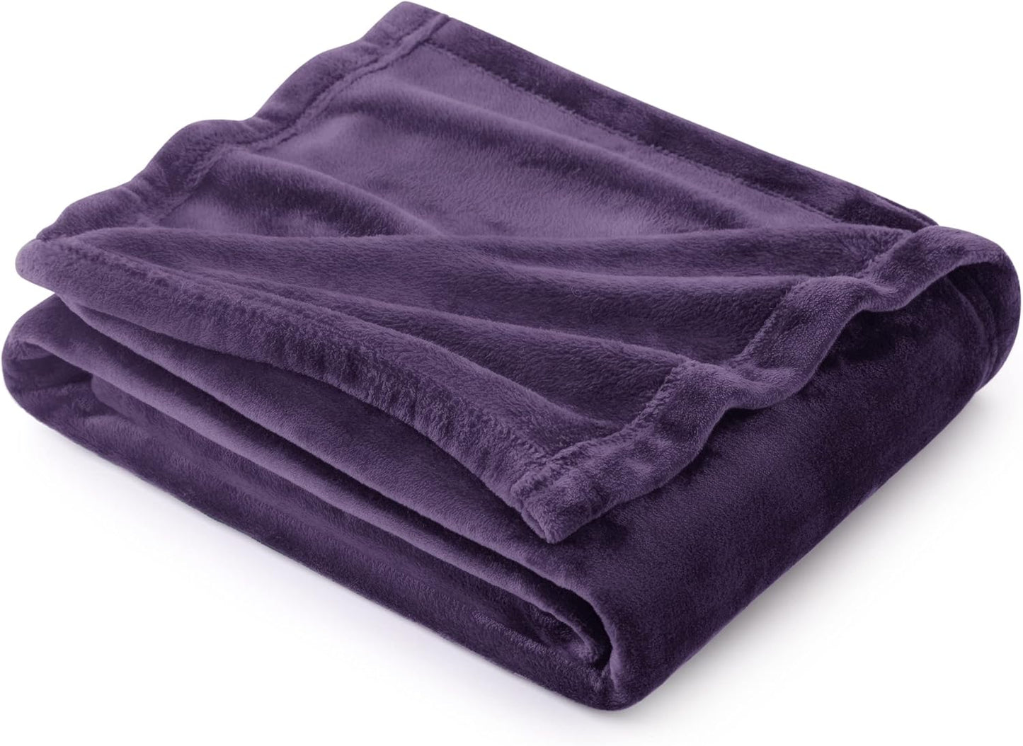 Bedsure GentleSoft Fleece Throw Blanket for Couch Grey - Lightweight Plush Fuzzy Cozy Soft Blankets and Throws for Sofa, Couch, Travel, Camping, 50x60 inches - Colors A
