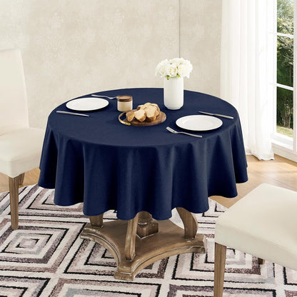 Veblandy Rectangle Tablecloth Waterproof Linen Textured Table Cloth Stain and Wrinkle Resistant Washable, Decorative Fabric Table Cover for Dining, Party and Camping (Sage Green, 52 * 70)