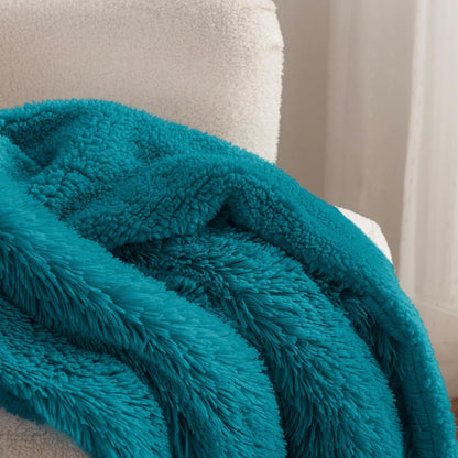 Bedsure GentleSoft Fluffy Fuzzy Faux Fur Throw Blanket for Couch, Soft Sherpa Fleece Cozy Gifts for Women, Plush Bed Blanket Room Decor for Men, Thick Warm Minky Teen Gifts Winter Bedding