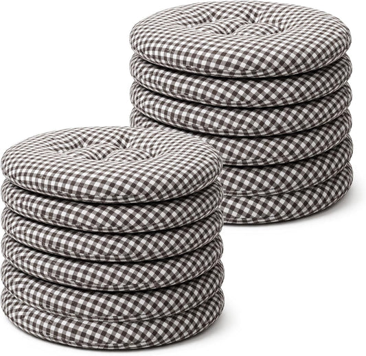 Geetery 12 Pcs Floor Pillows Bulk Seating Cushions for Floor Chair 15.7'' Large Meditation Cushion for Yoga Living Room Tatami Bedroom Balcony Office (Bright Color,Square)