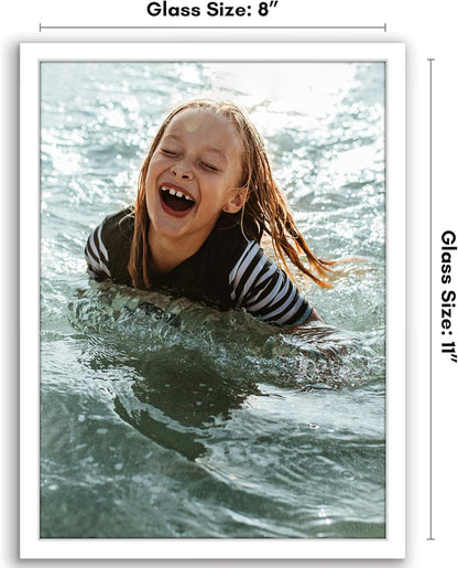 Americanflat 24x36 Poster Frame with Polished Plexiglass - Streamline Collection - Thin Border Picture Frame for Wall Display - Hanging Hardware Included - Black - Colors C
