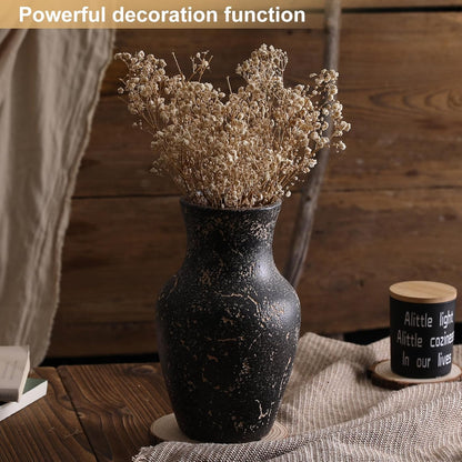 Rustic Vases for Home Decor. Ceramic Vase for Dining Table Decor. Terracotta Decorative Vase 6.1IN. ZSHLXM
