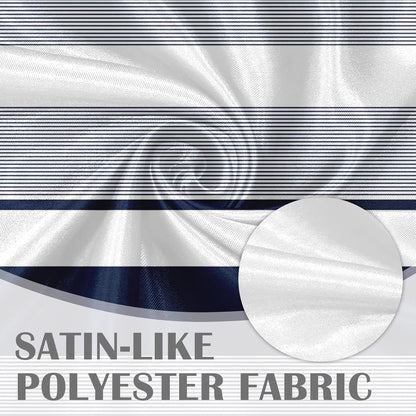 Emvency 2 Pack Dark Grey Valances Window Treatments, Gray Striped Abstract Blackout Drapes Adjustable Curtain for Windows Living Room Kitchen Over Sink, 52x18 Inch Rod Pocket Valances