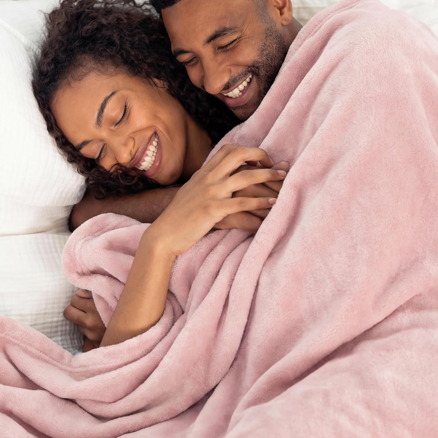Bedsure GentleSoft Fleece Throw Blanket for Couch Grey - Lightweight Plush Fuzzy Cozy Soft Blankets and Throws for Sofa, Couch, Travel, Camping, 50x60 inches - Colors B