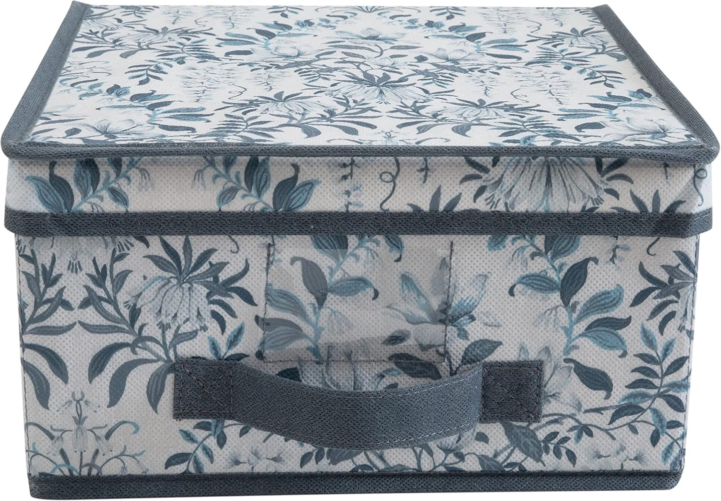 Laura Ashley Medium Storage Box | Dimensions: 11"x 12"x 6 | Foldable | Closet Organization | Storage | Parterre