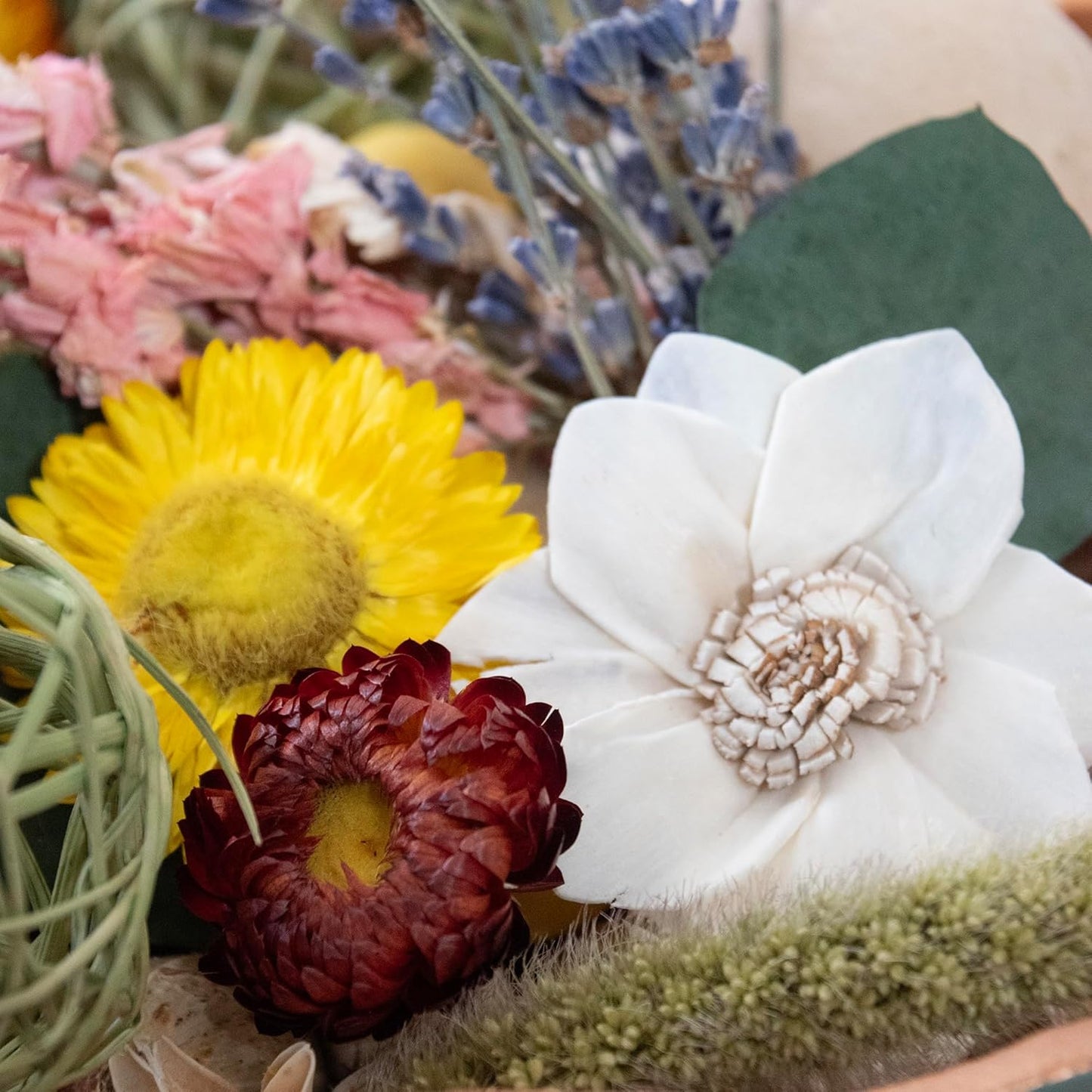 ANDALUCA Maison Box Fragrance Potpourri Decorative Vase & Bowl Filler Home Décor (Coconut Sandalwood)