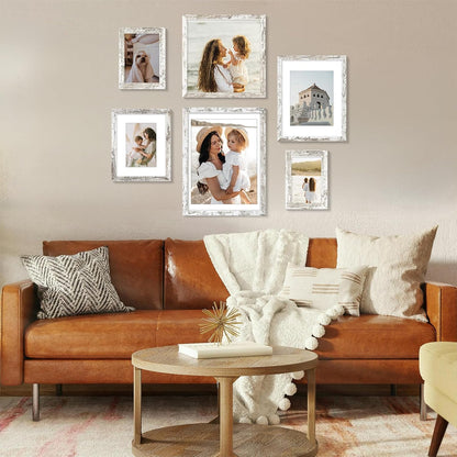 Vittanly 11x14 Picture Frame, Display Pictures 8x10 with Mat or 11x14 without Mat, Photo Frame for Wall Mounting, Black, 1 Pack - Colors B