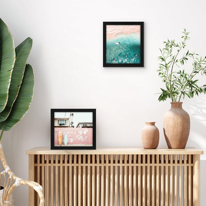 Americanflat 12x18 Poster Frame with Shatter-Resistant Glass - Signature Collection - Gallery-Style Frames Made of Engineered Wood - Photo Frame for Wall Display - Black - Colors B
