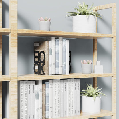 Book Ends,BookEnds Supports for Bookrack Desk,Bookend are Used for Books, Unique Appearance Design,Heavy Duty