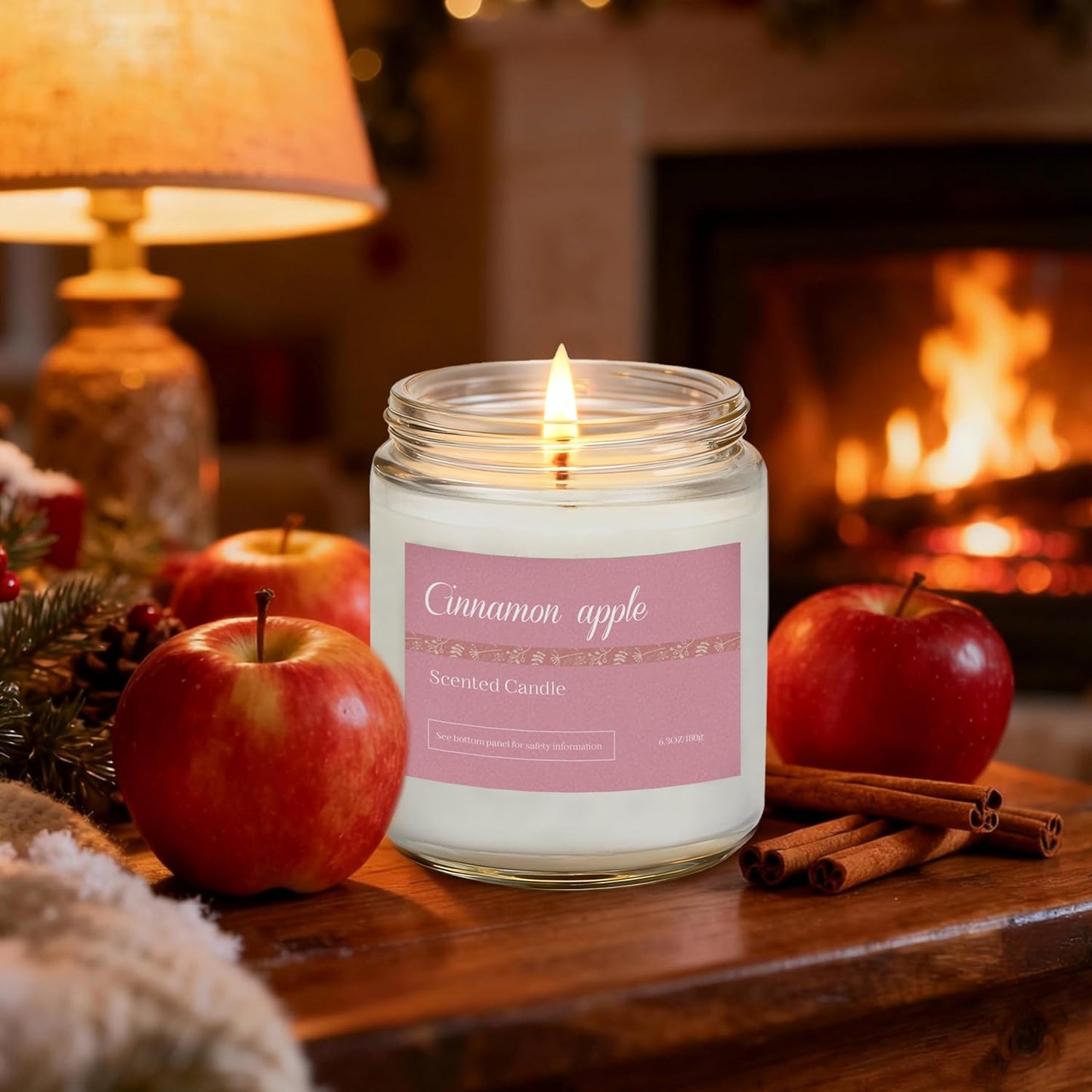 6 Pack Scented Candles Gift Set, Long Lasting Aromatherapy Candles for Home, 37.8 oz 300 Hour Burn, Lavender Jasmine Vanilla Sage Sandalwood Rose Eucalyptus Mint, Gifts for Women