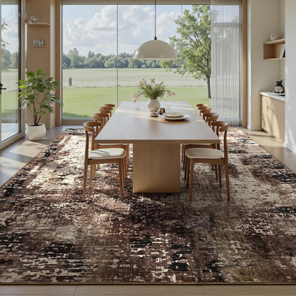 Ompaa 2x6 Rug Runners for Hallways Kitchen Runner Rug Non Slip Washable Grey Long Runner Rugs with Rubber Backing Soft Abstract Carpet Runner for Hallways, Kitchen, Bedroom, Bathroom, Entryway - Colors A