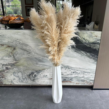 55" inch Scarcity Natural Pampas Grass Decor Tall, pompas Grass, Tall Pampas Grass for Wedding, Party, Farmhouse, Boho Home Decor