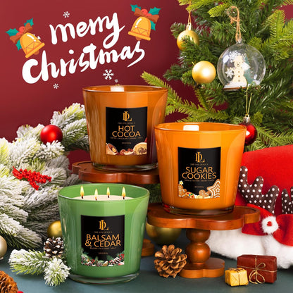 Scented Candles Set, 4 Pack Soy Candles for Home Scented, Candle Gifts for Men Women, Scents of Pineapple Cocktail/Coconut Vanilla/Pink Sands/Bahamian Breeze