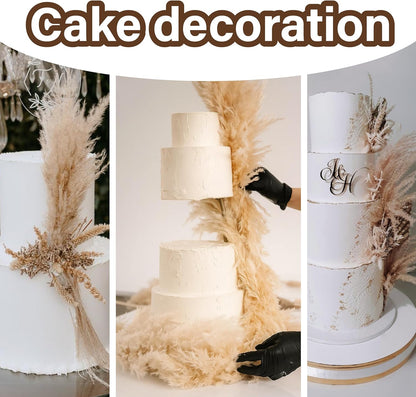 50 PCS Tall Pampas Grass for Floor Vase – 17" Natural Fluffy Dried Pampas Grass Stems, Large 20 White & 30 Brown Pоmpas Grass, Boho Pampas for Wedding, Home Decor, Halloween, Christmas