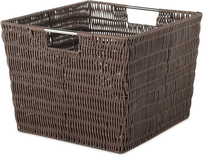 Whitmor Rattique Small Shelf Tote (6500-2712-JAVA)