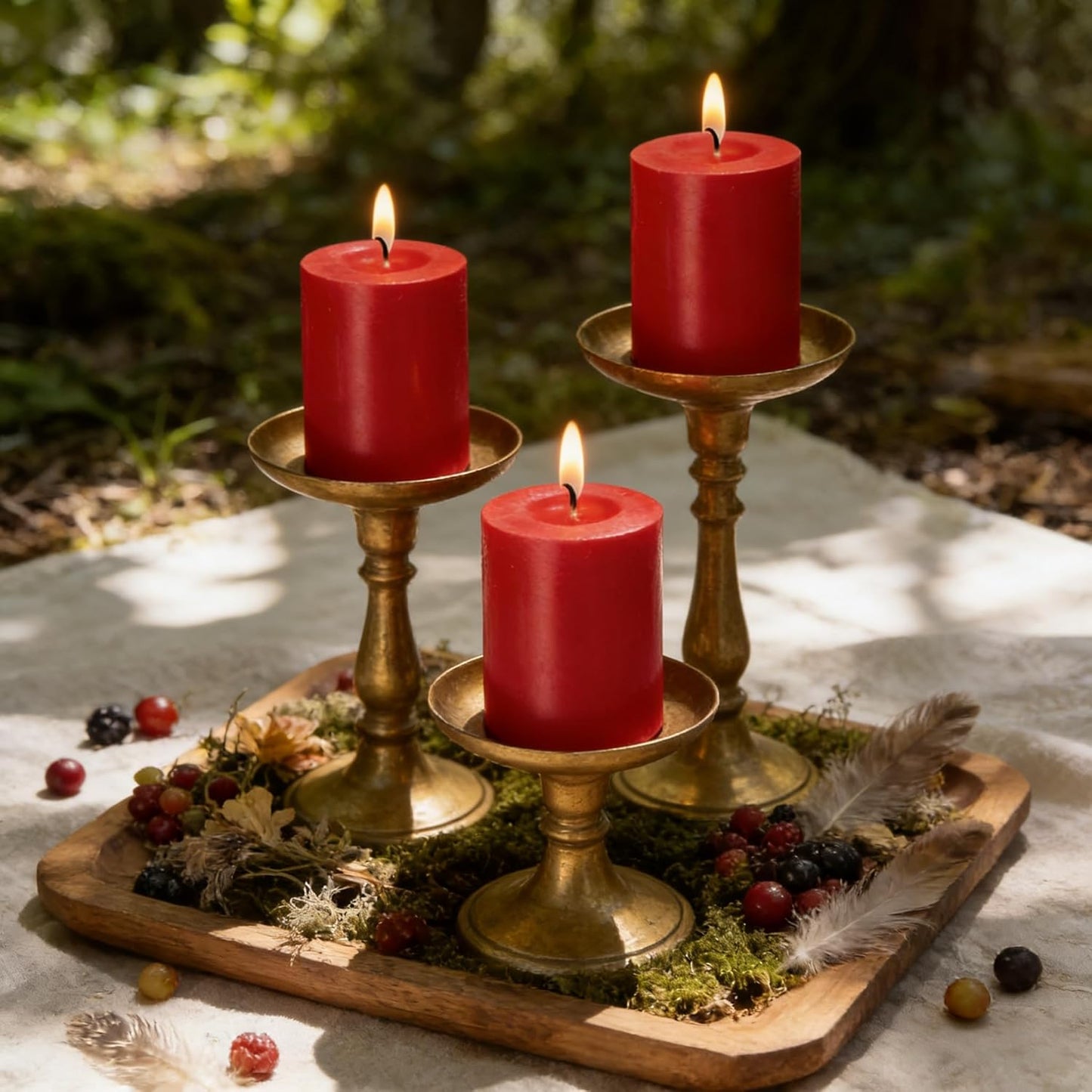 2 Pack 3x6 Inch Sage Green Unscented Pillar Candles - 70 Hour Long Burning Dripless Smokeless Candles for Home Decor Weddings Festivals Spa Meditation