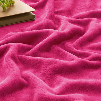 BEDELITE Fleece Blanket Black Throw Blankets for Couch & Bed, Luxury Plush Cozy Fuzzy Blanket 50x60 inches, Super Soft Warm Lightweight Throw Blanket for Travel Camping - Colors A
