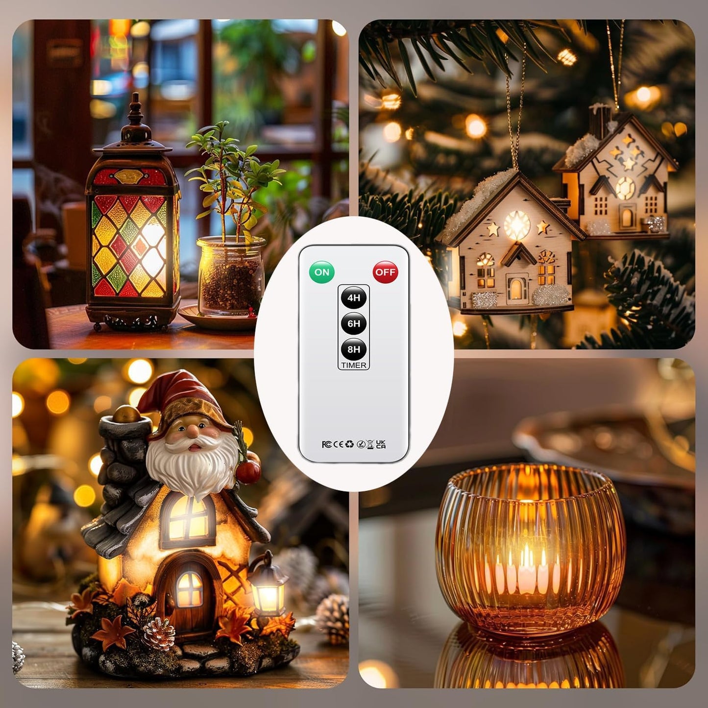 PUNPUBA LED Tea Lights Candles- 24Pack Flameless Candles Realistic and Bright Flickering Long Lasting 200Hours for Holiday Celebration,Party, Home Decoration WarmWhite,Battery Operated