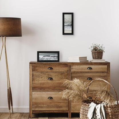 Americanflat 12x18 Poster Frame with Shatter-Resistant Glass - Signature Collection - Gallery-Style Frames Made of Engineered Wood - Photo Frame for Wall Display - Black - Colors C