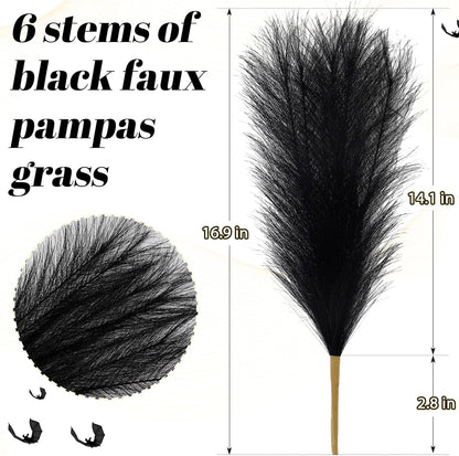 30pcs Pampas Grass Decor,21" Artificial Pompous Grass Bulk,Small Vase Filler Pompas Grass for Home Wedding Living Room Wall Party Decoration (Beige,Light Brown, 21 Inch 30 Pcs)