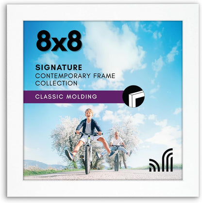 Americanflat 12x18 Poster Frame with Shatter-Resistant Glass - Signature Collection - Gallery-Style Frames Made of Engineered Wood - Photo Frame for Wall Display - Black - Colors C