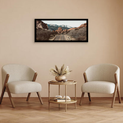 Americanflat 16x20 Picture Frame with Polished Plexiglass - Black Picture Frame - Wide Photo Frames Made of Engineered Wood for Vertical or Horizontal Wall Display - Epic Collection - Black - Colors A