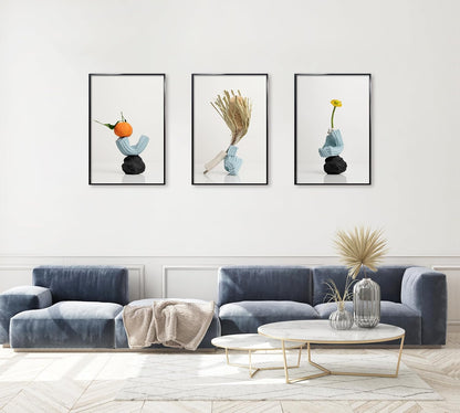 ELSKER&HOME 22.375 x 34 Poster Frame 3 Pack, Black Picture Frame for Horizontal or Vertical Wall Mounting, Sturdy and Scratch-proof
