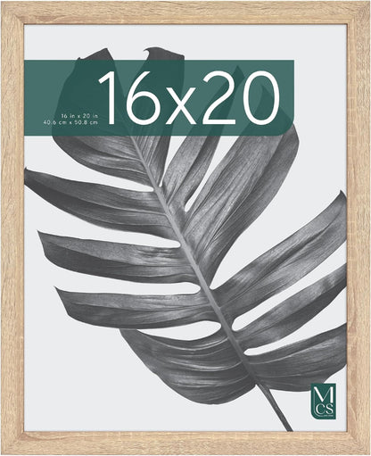MCS Studio Gallery 16x24 Poster Frame Black Woodgrain Engineered Wood, Vertical & Horizontal Wall Hanging Large Picture Frame for Photos, Posters & Art Prints (1-Pack)