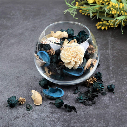 Qingbei Rina Spring Potpourri Bowl Filler, Lavender Scented Potpourri Dried Flower,Decorative Vase Filler,Home Fragrance Perfume Sachet, Bathroom Decor, 9.8 Oz(Purple)