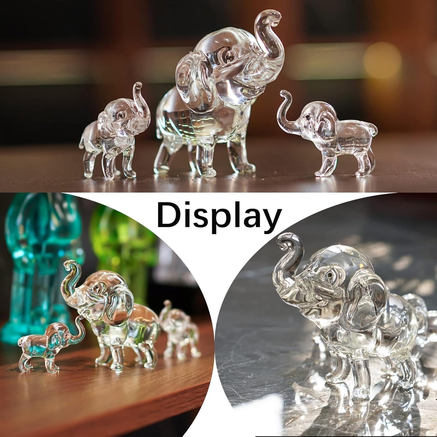 HDCRYSTALGIFTS 3.3'' Crystal Bird Figurine Collectible Art Glass Animal Figurines Table Home Decor Paperweight Valentine’s Day for Women