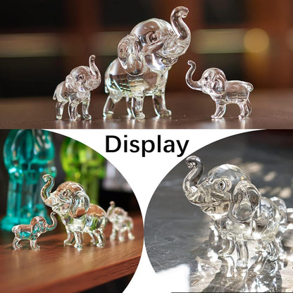 HDCRYSTALGIFTS 3.3'' Crystal Bird Figurine Collectible Art Glass Animal Figurines Table Home Decor Paperweight Valentine’s Day for Women