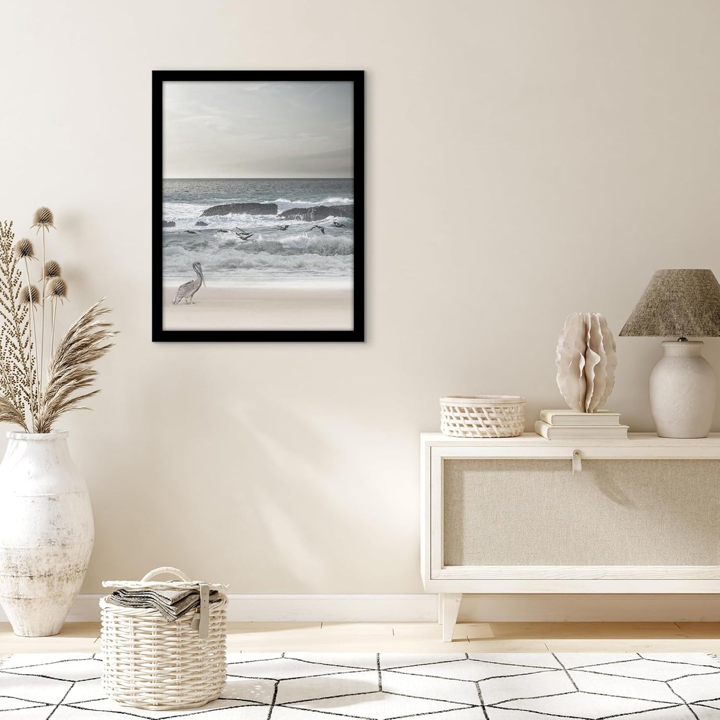 Americanflat 16x20 Picture Frame with Polished Plexiglass - Black Picture Frame - Wide Photo Frames Made of Engineered Wood for Vertical or Horizontal Wall Display - Epic Collection - Black - Colors A