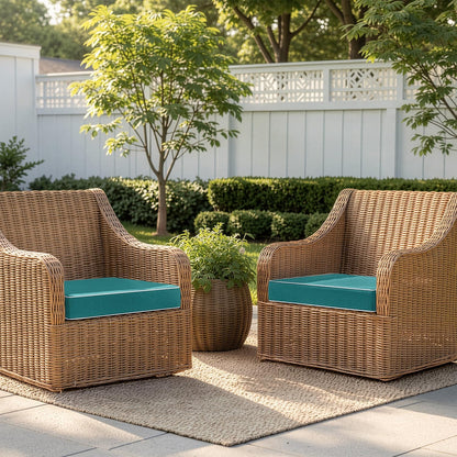 MIULEE Beige Outdoor Bench Cushion Set of 1, 48x18x3 Inch Waterproof Patio Seat Cushions for Swing and Outdoor Furniture Couch Sofa, 3 Year Color Fastness High Density Foam with Adjustable Ties