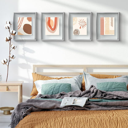 Frametory, Floating Picture Frame 12x16 - Black Aluminum Metal Photo Frame - Real Glass of Front - for Wall Mount Display