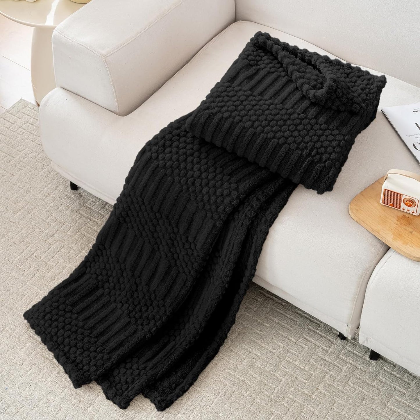 50x70 Inch Rust Throw Blanket - Soft & Fluffy Fleece, Cute & Aesthetic, Perfect for Sofa, Couch, Chair, Bed, Living Room & Bedroom, All-Season Use, Plush & Cozy Decorative Blanket