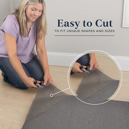 Veken Non Slip Rug Pad Gripper 8 x 10 Feet Extra Thick Pads for Any Hard Surface Floors, Keep Your Rugs Safe and in Place, Under Carpet Anti Skid Mat - Colors B
