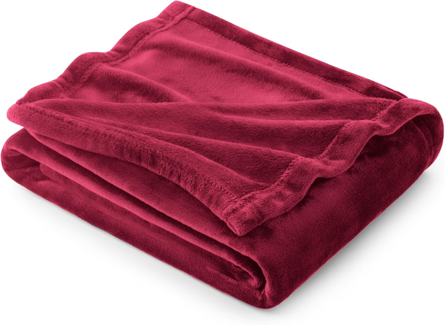 Bedsure GentleSoft Fleece Throw Blanket for Couch Grey - Lightweight Plush Fuzzy Cozy Soft Blankets and Throws for Sofa, Couch, Travel, Camping, 50x60 inches - Colors B