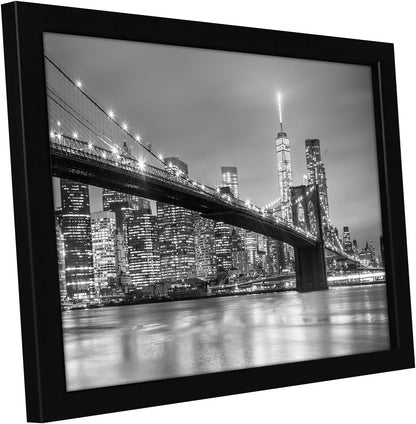 Americanflat 12x18 Poster Frame with Shatter-Resistant Glass - Signature Collection - Gallery-Style Frames Made of Engineered Wood - Photo Frame for Wall Display - Black - Colors A
