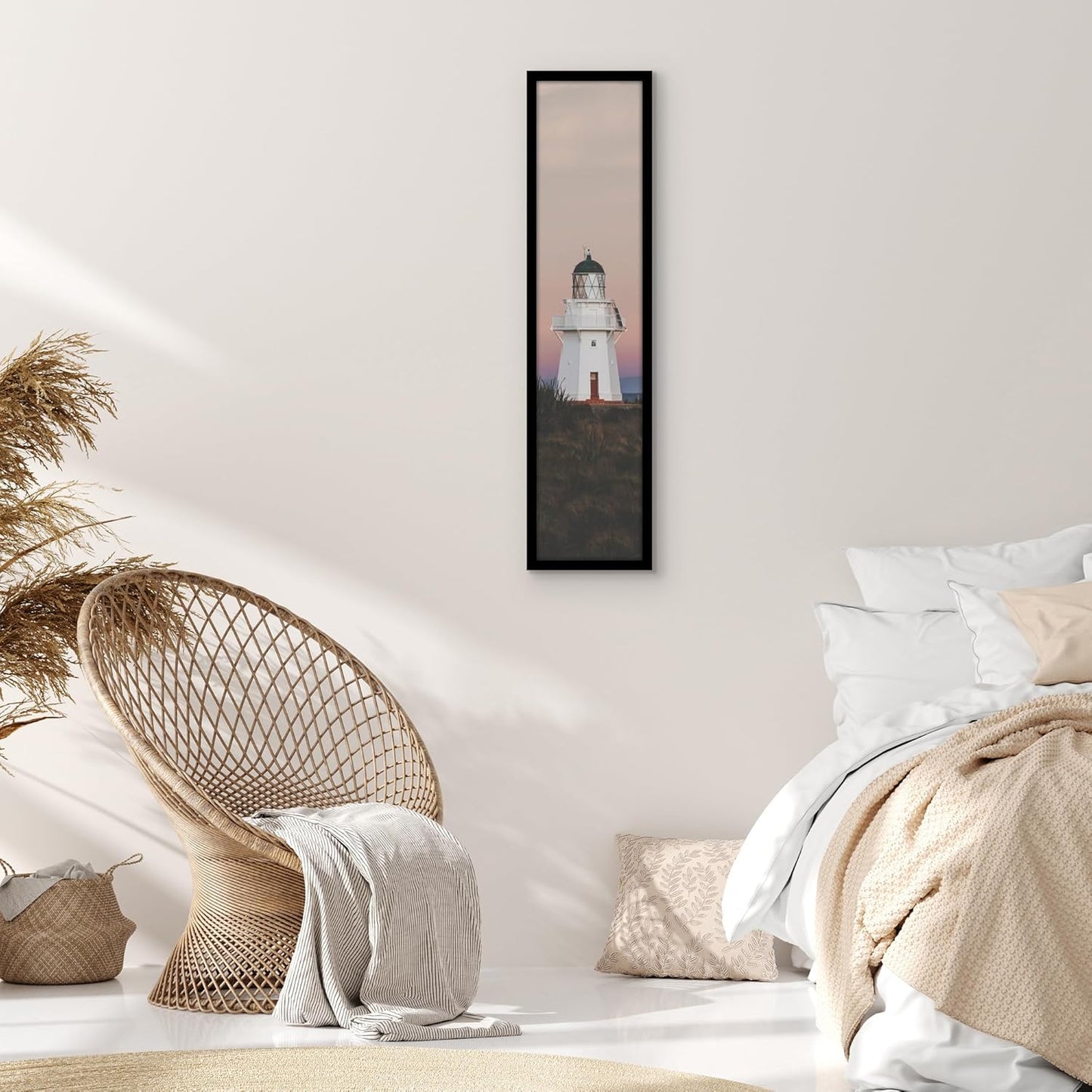 Americanflat 12x18 Poster Frame with Shatter-Resistant Glass - Signature Collection - Gallery-Style Frames Made of Engineered Wood - Photo Frame for Wall Display - Black - Colors B
